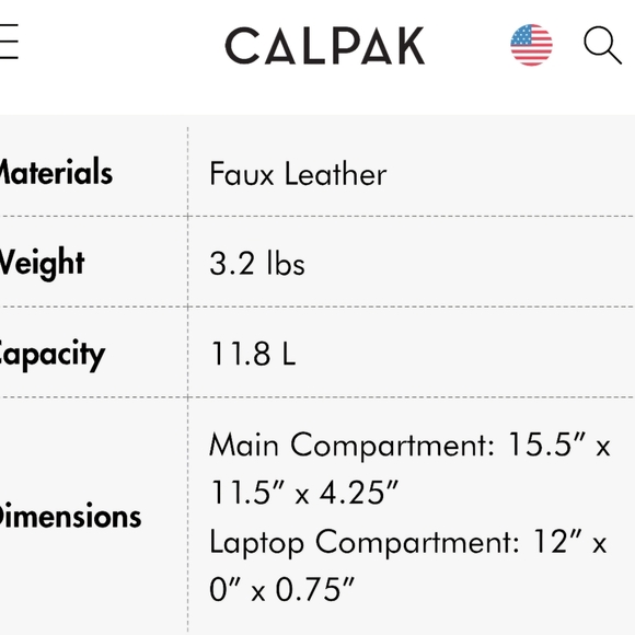 CALPAK KAYA LAPTOP BACKPACK✨️💻 - Picture 5 of 13